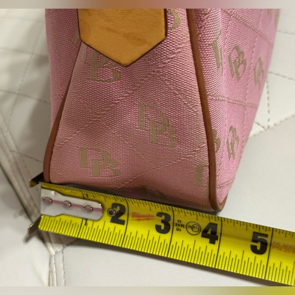 Dooney & Bourke vintage pink monogram shoulder bag Y2K rare vintage bag - Picture 7 of 16